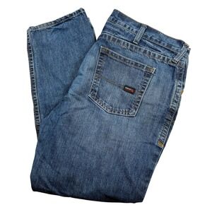 Ariat FR M5 Mens Straight Leg Flame Resistant Cat 2 Work Jeans Blue 44x32